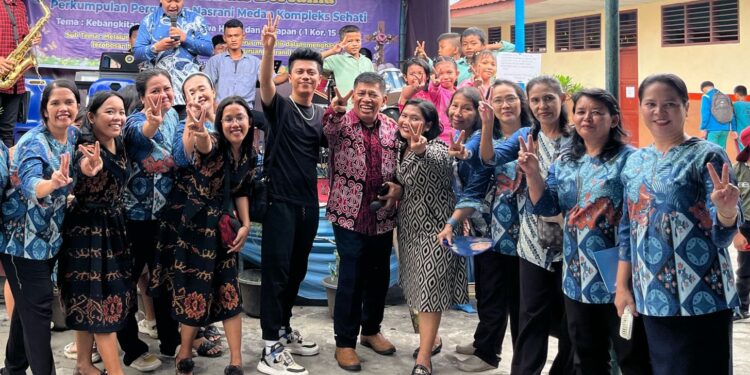 Puncak Perayaan Paskah Sekolah Nasrani 2 Medan Penuh Sukacita