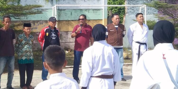 Lurah Glugur Kota Resmikan Perguruan Karate Gokasi Dojo Glugur Kota Sebagai Wadah Pembinaan