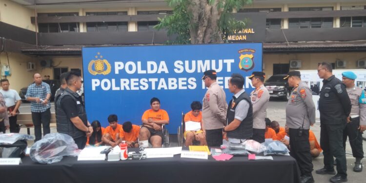 Tujuh Residivis Curanmor Ditembak, Puluhan Motor Hasil Kejahatan Diamankan