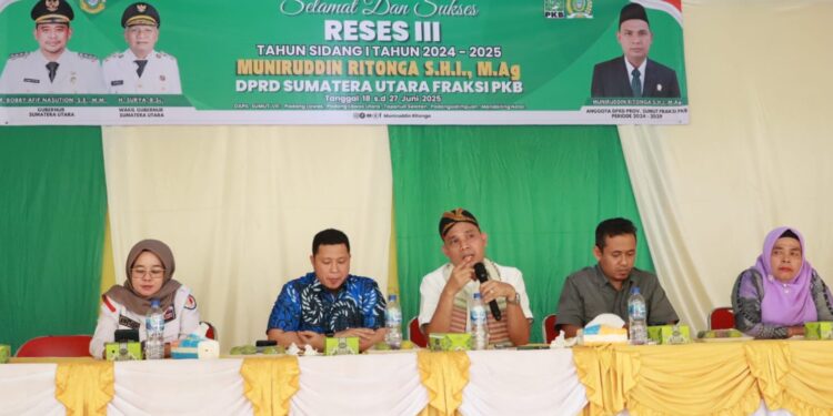 Muniruddin Ritonga Gelar Reses di Ujung Batu III, Warga Sampaikan Aspirasi Pembangunan Pendidikan dan Infrastruktur