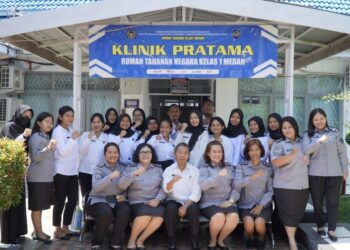 Klinik Pratama Rutan Kelas I Medan Bekali CPNS Tenaga Kesehatan, Kanwil Ditjenpas Sumut