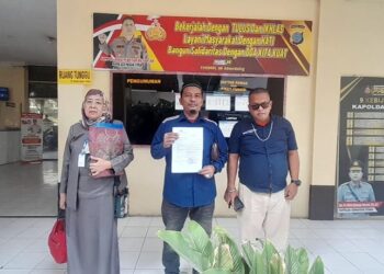 Epza Berikan Keterangan di Polsek Medan Timur Atas Perubahan Rekening PB-PASU