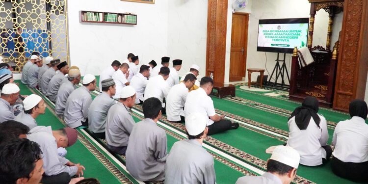 Rutan Kelas I Medan Gelar Doa Bersama Untuk Keselamatan dan Kebaikan Negeri Tercinta