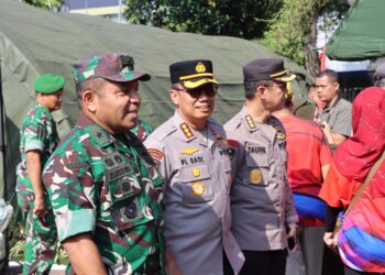 ‎Kapolrestabes Medan Hadiri Bakti Kesehatan dan Bazar Menyambut Hut TNI Ke-80 Tahun