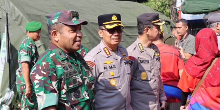‎Kapolrestabes Medan Hadiri Bakti Kesehatan dan Bazar Menyambut Hut TNI Ke-80 Tahun