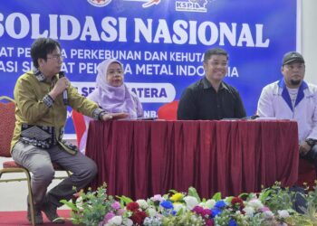 Dewas BPJS Kesehatan Siruaya Utamawan Ajak Pekerja Perkebunan Perjuangkan Hak JKN