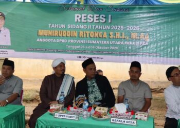 Anggota DPRD Sumut Muniruddin Ritonga Serap Aspirasi Warga Pagur di Dampingi Buya Salman Ahmad Nasution Almandiliy Al Makki