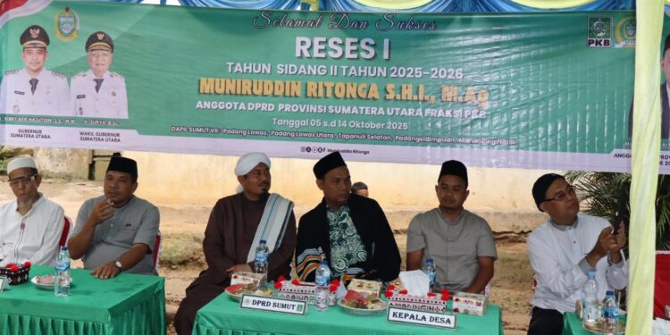 Anggota DPRD Sumut Muniruddin Ritonga Serap Aspirasi Warga Pagur di Dampingi Buya Salman Ahmad Nasution Almandiliy Al Makki