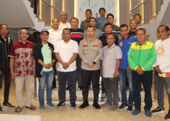 ‎Kapolrestabes Medan Kombes Pol Jean Calvijn Ajak Wartawan Dukung Harkamtibmas