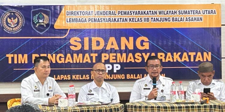 ‎Lapas Tanjungbalai Asahan Laksanakan Sidang TPP Bahas Usulan Integrasi dan Pengangkatan Tamping ‎