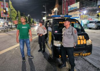 Antisipasi Kejahatan Menjelang Pergantian Tahun, Polsek Sunggal Gencar Patroli Dini Hari