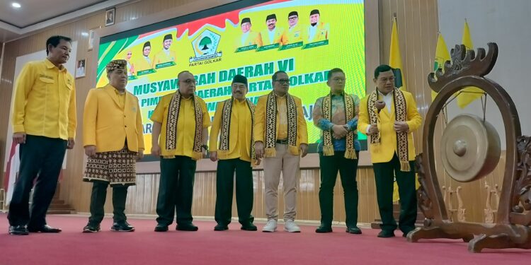 Musda VI Partai Golkar Way Kanan, Hanan A Rozak: Golkar Harus Solid Untuk Kemenangan Pemilu Mendatang
