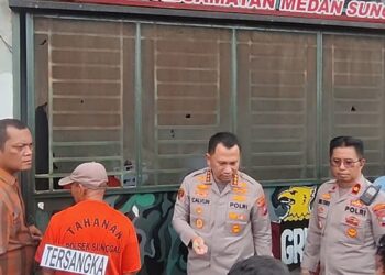 Polsek Sunggal Buru Ketua Ormas dan Istri Pemilik Lokasi Judi Tembak Ikan di Kantor PAC Grib Jaya Medan Sunggal