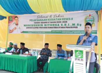 Anggota DPRD Sumut Muniruddin Ritonga Serap Aspirasi Warga Padang Baruas ‎