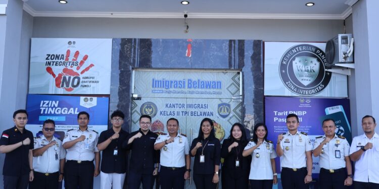 Imigrasi Kelas II TPI Belawan Terima Kunjungan Ombudsman RI Sumut, Perkuat Pengawasan Pelayanan Publik