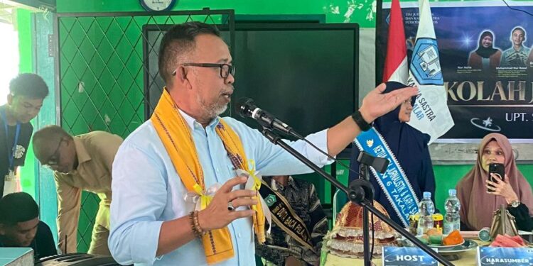 Bachtiar Adnan Kusuma, Orasi Literasi di Sekolah Jurnalistik SMA 6 Takalar