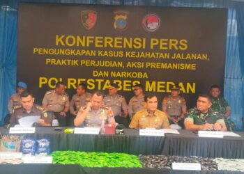 Gerebek 15 Sarang Narkoba, Polrestabes Medan Ringkus 148 Tersangka dalam 119 Kasus