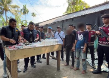 Sarang Narkoba di Area Perkebunan dengan Pengamanan Sejumlah CCTV Digerebek Polisi di Sei Mencirim, Seluruh Barak Rata Dibumihanguskan