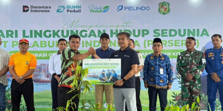 Pelindo Tanam 2.500 Pohon di Belawan Peringati Hari Lingkungan Hidup 2026