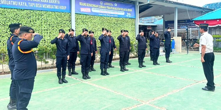 Ka KPLP Lapas Binjai Pimpin Apel Regu Pengamanan, Pastikan Kesiapsiagaan dan Disiplin Petugas