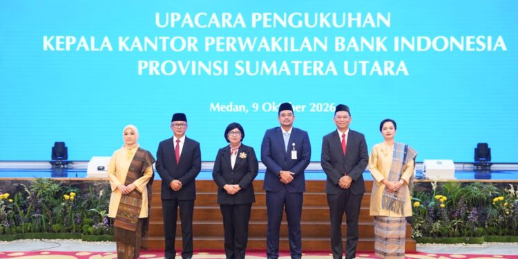 Gubernur BI Kukuhkan Ameriza M. Moesa Sebagai Kepala Perwakilan Sumut