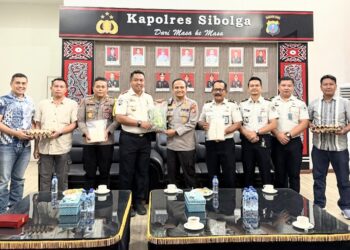 Perkuat Sinergi Antar-APH, Kalapas Sibolga Kunjungi Polres Sibolga