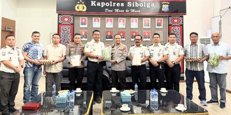 Perkuat Sinergi Antar-APH, Kalapas Sibolga Kunjungi Polres Sibolga